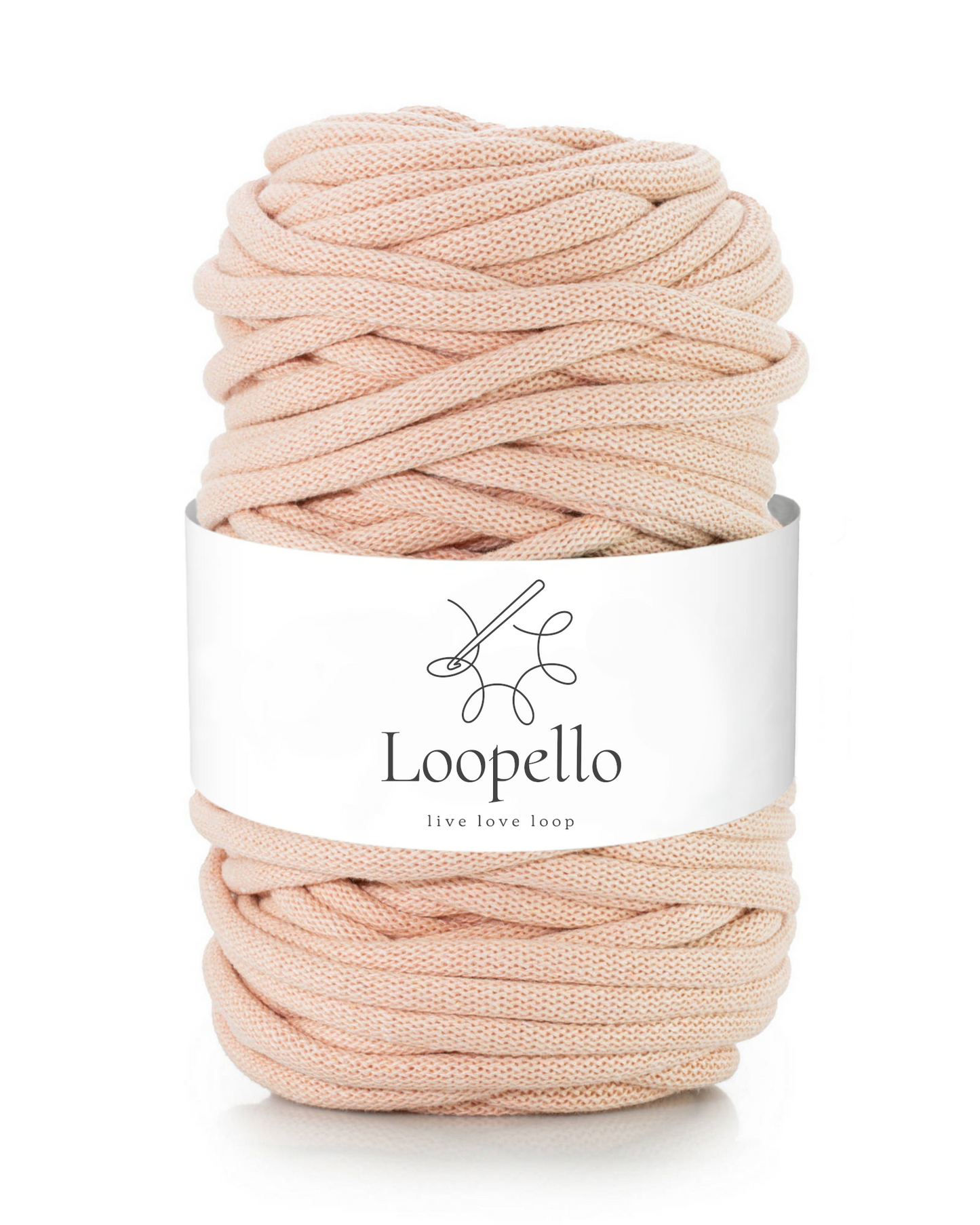 Salmon braided string 9mm