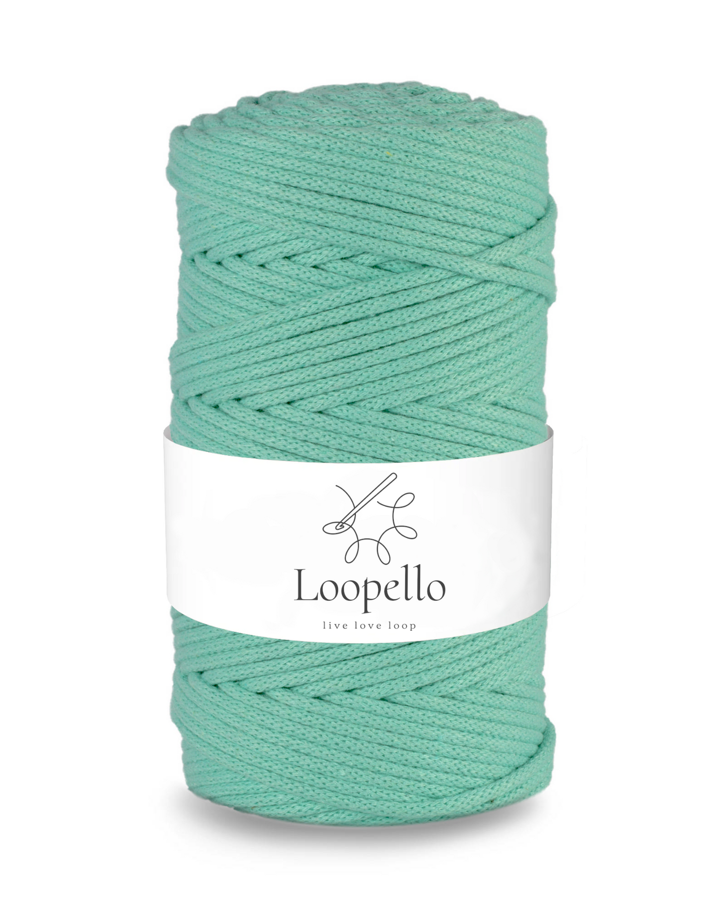 Mint braided string 3mm