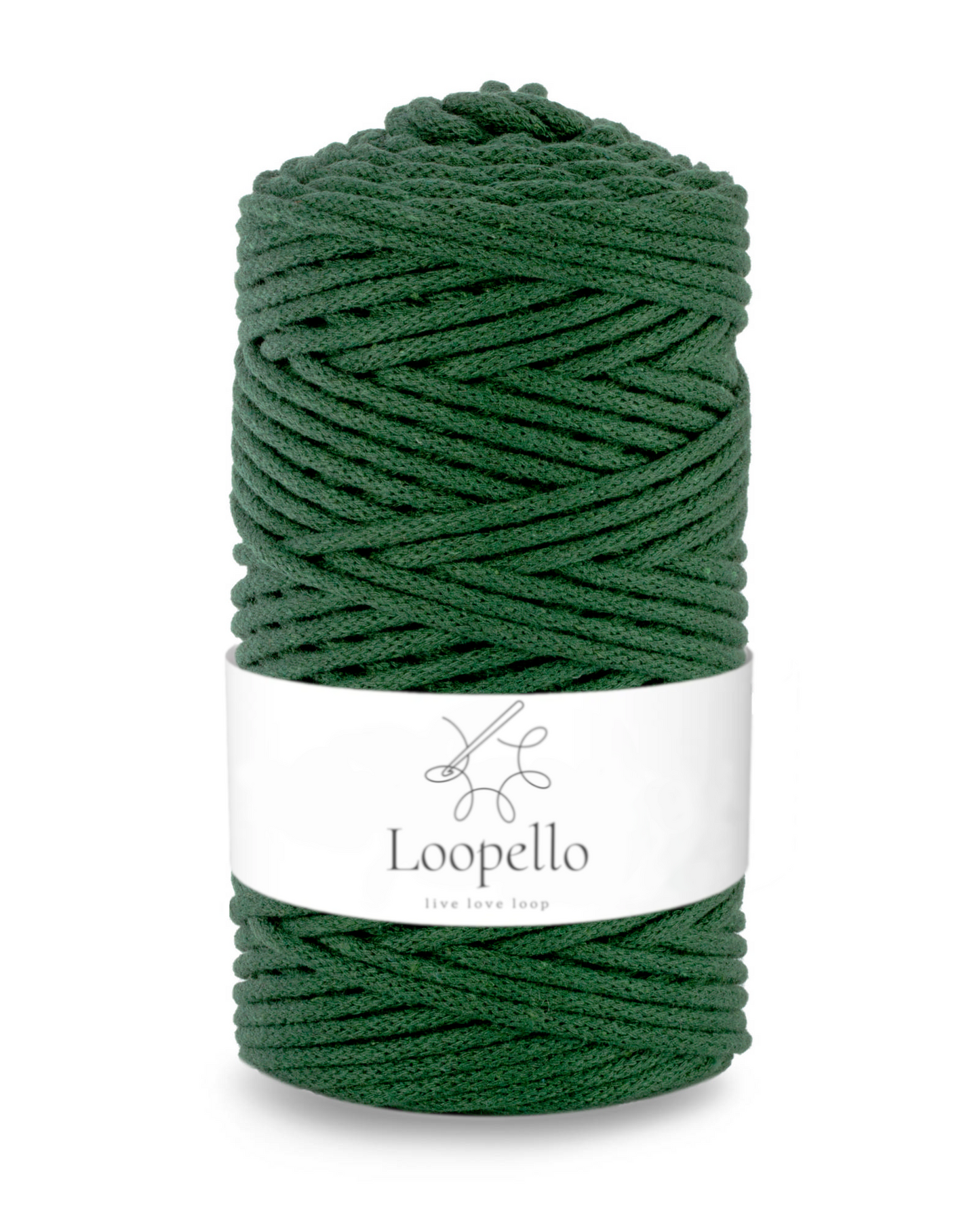 Bottle green cord 3mm