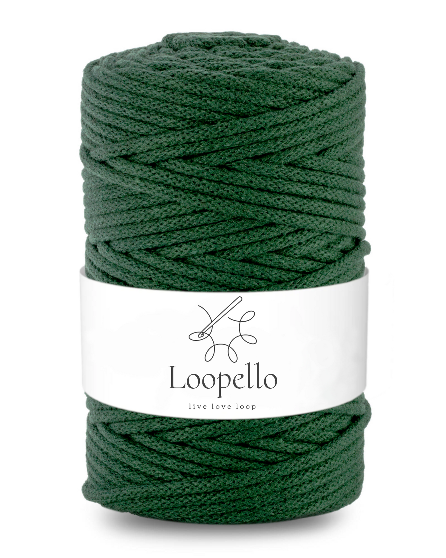 Bottle green cord 5mm
