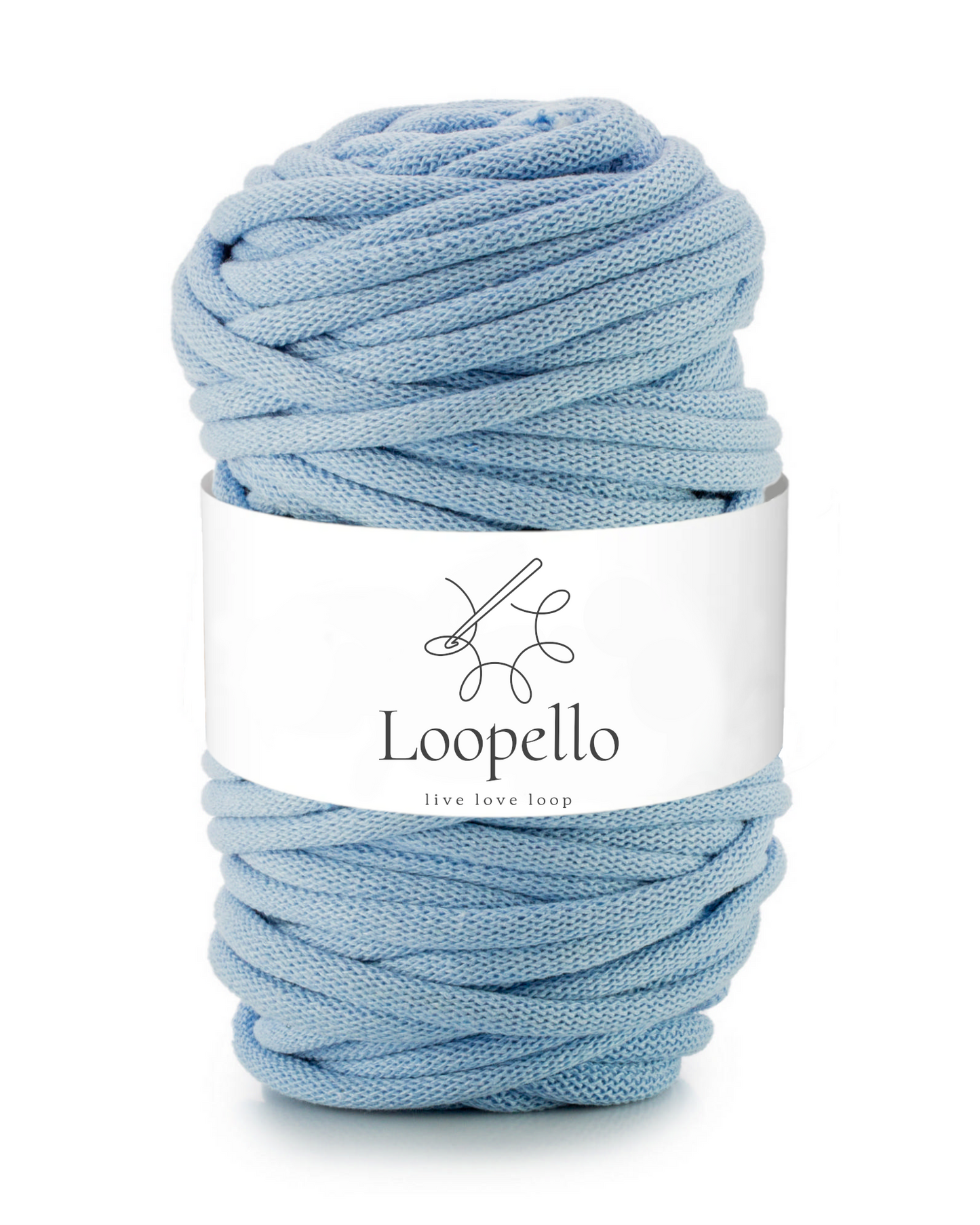 Blue braided cord 9mm