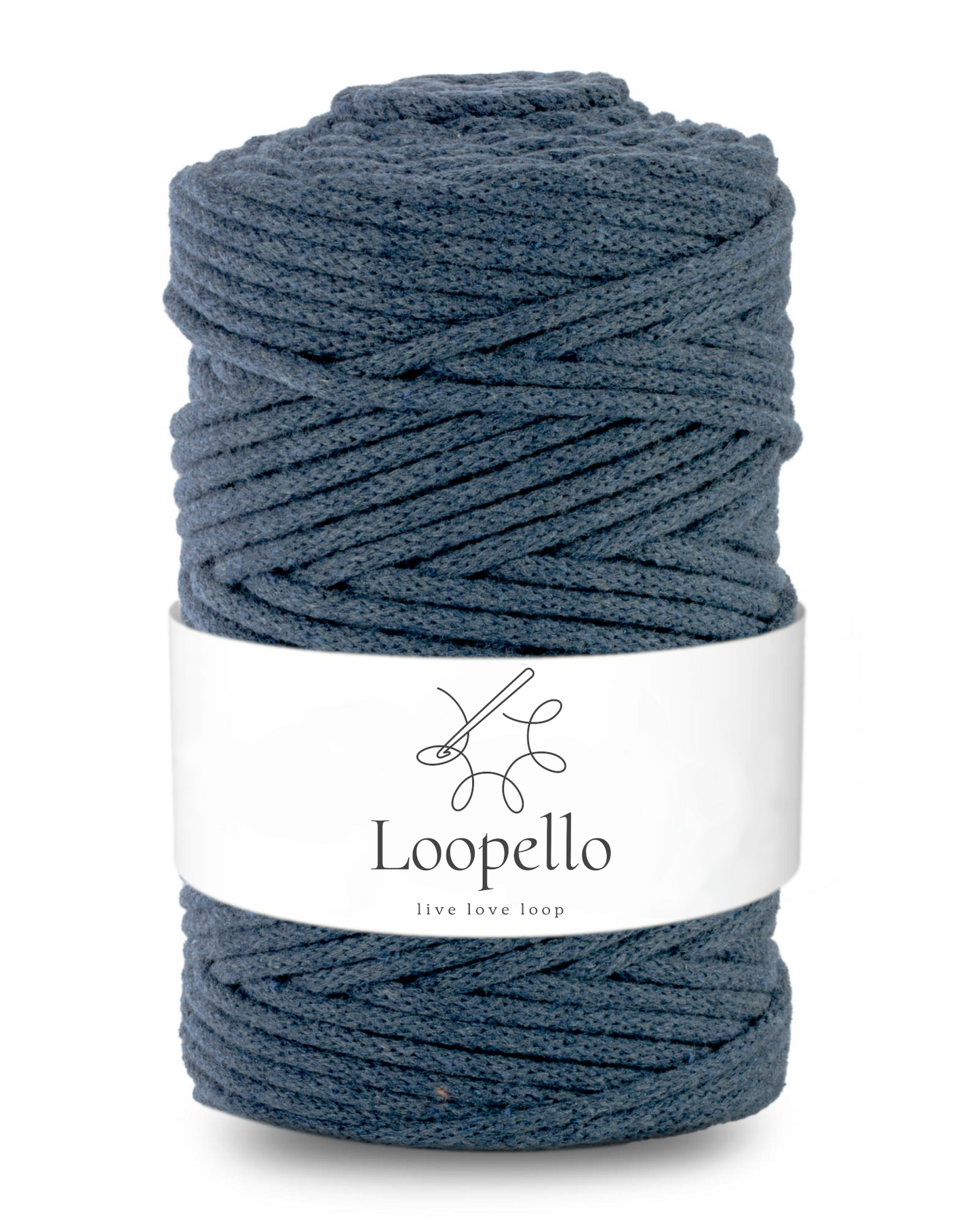 Jeans braided cord 5mm