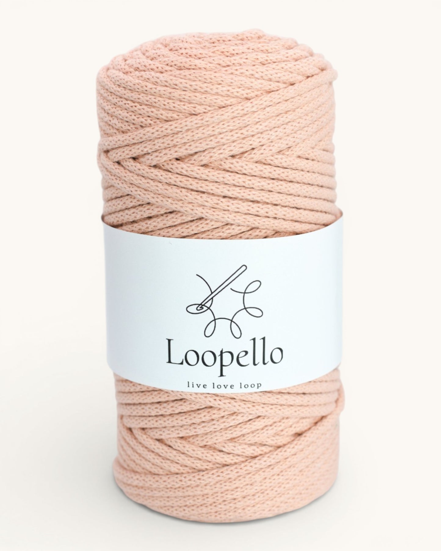 Salmon Braided Cord 5 mm