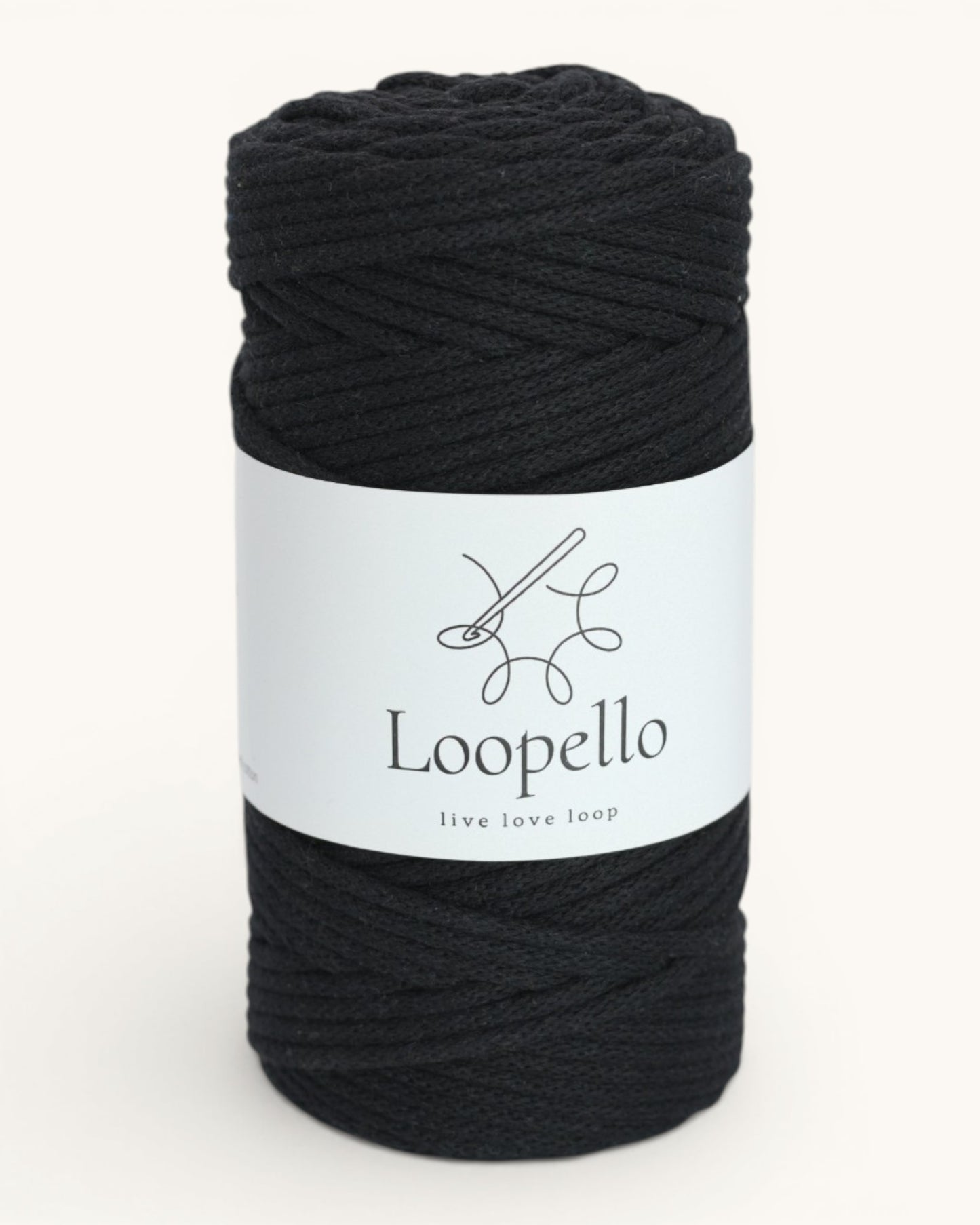 Black Braided Cord 3 mm