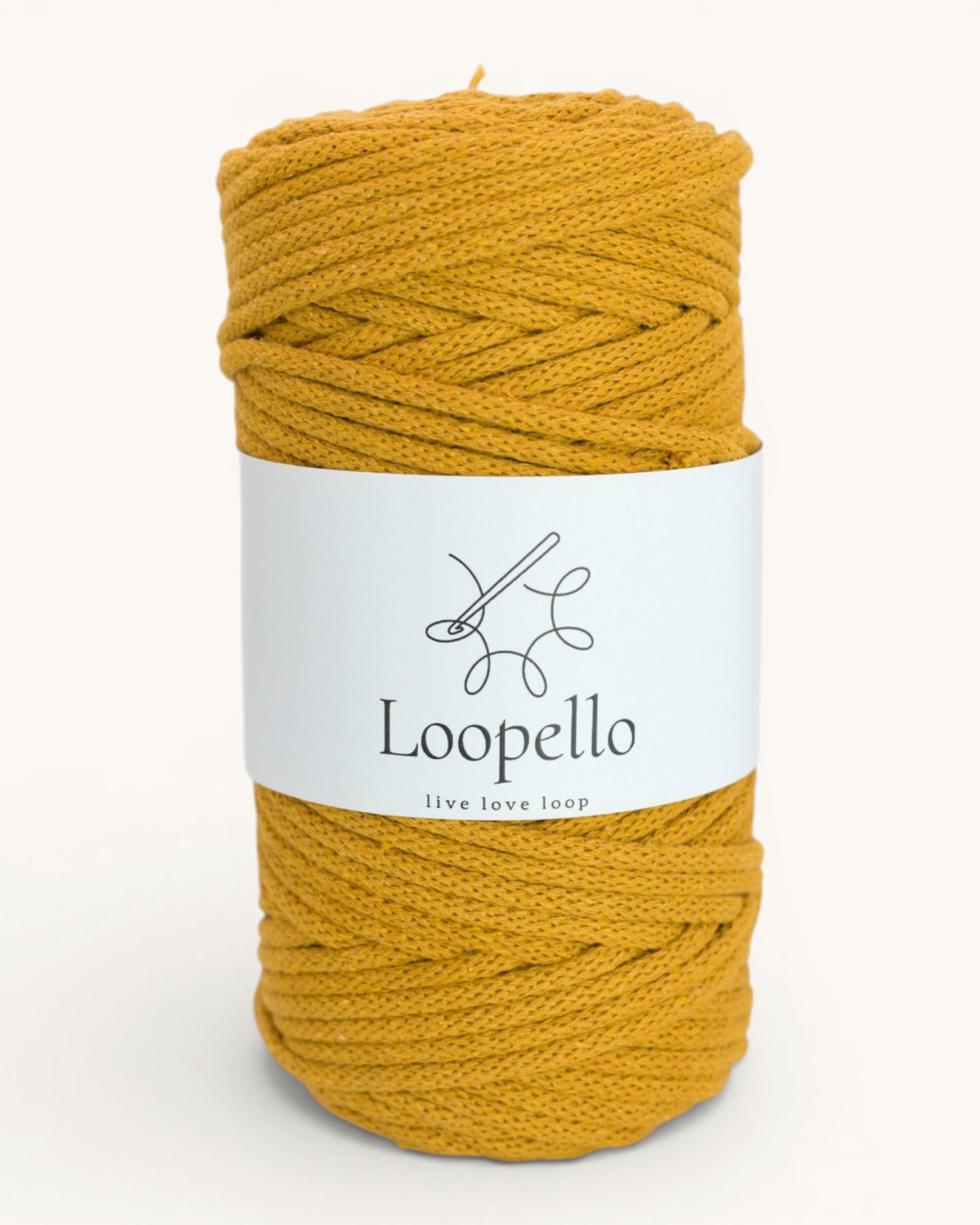 Mustard Braided Cord 5 mm