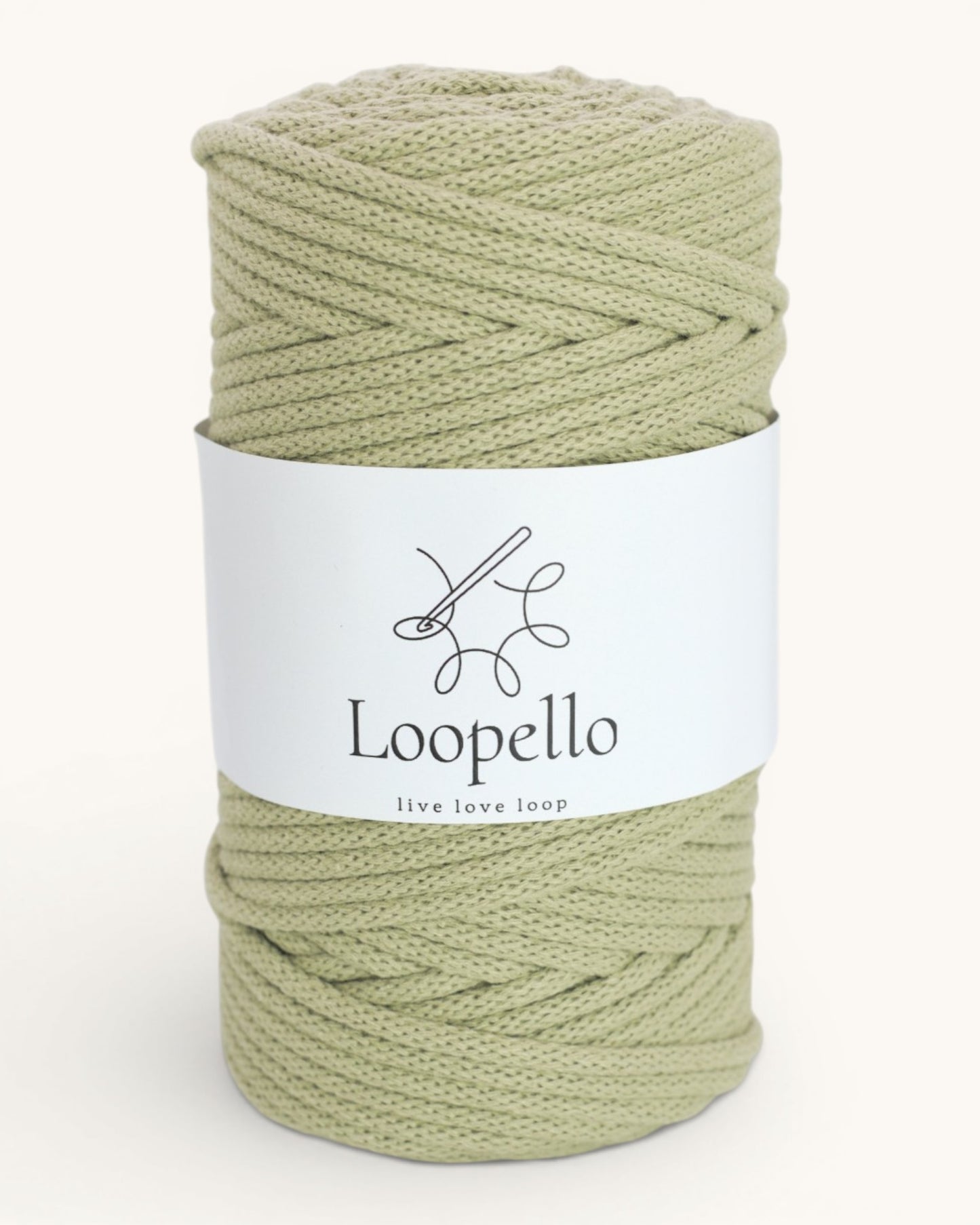 Sage Green Braided Cord 5 mm