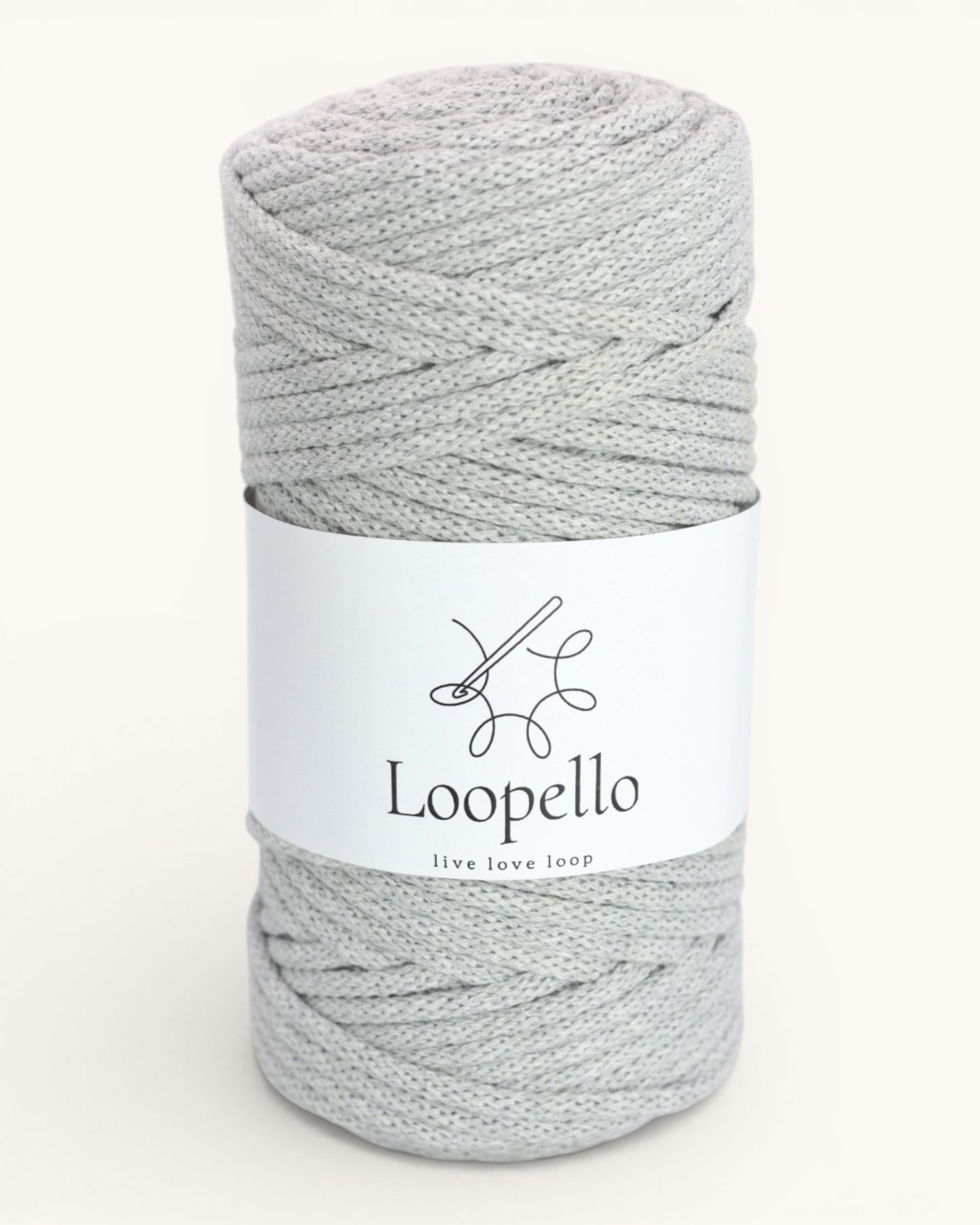 Gray Braided Cord 3 mm