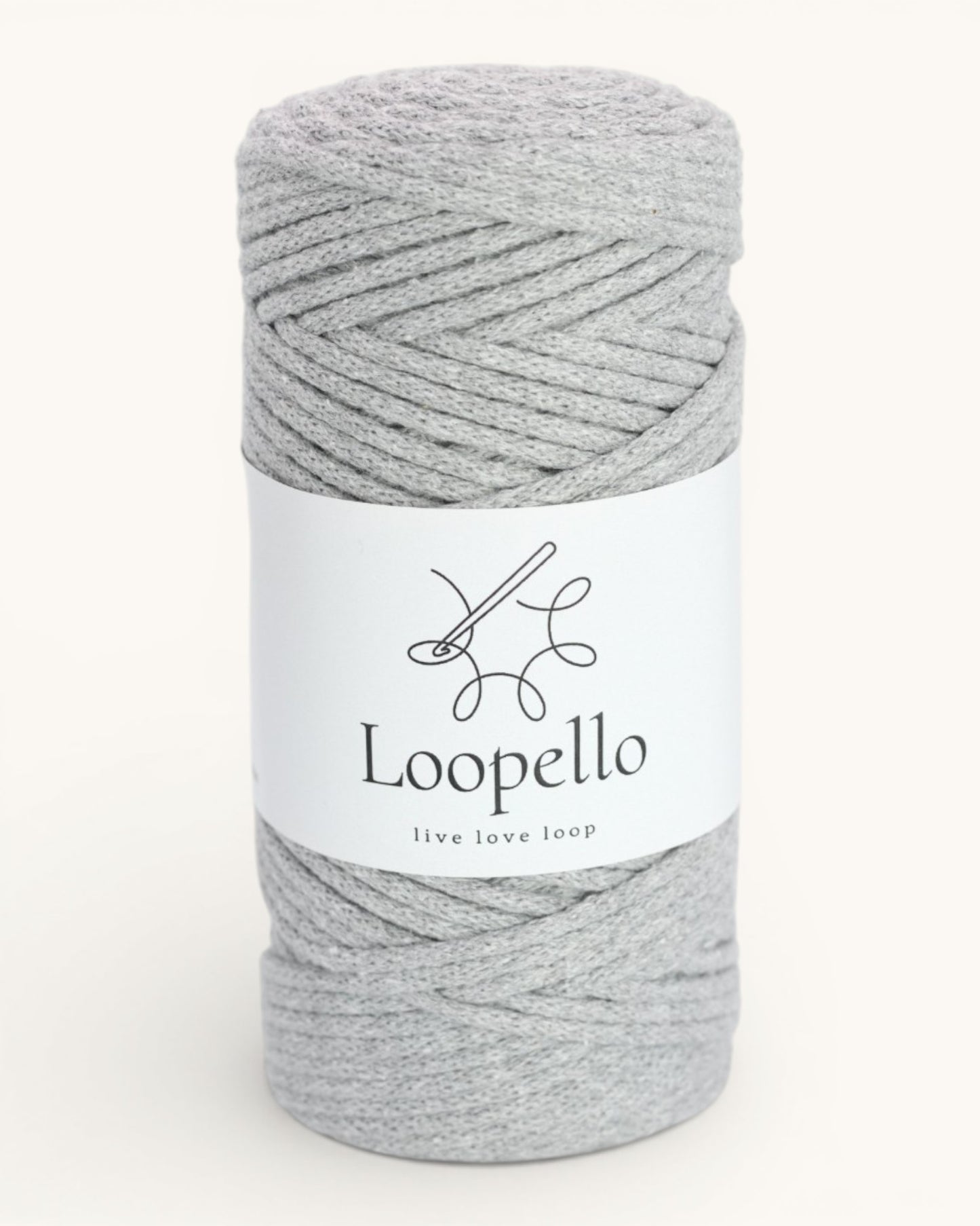 Gray Braided Cord 5 mm