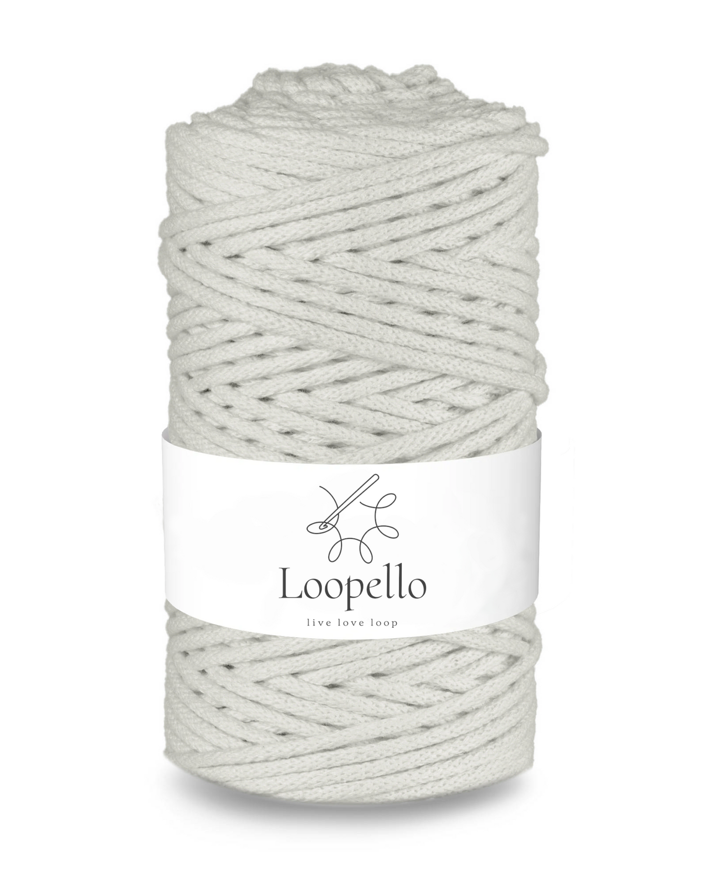 White braided string 3mm