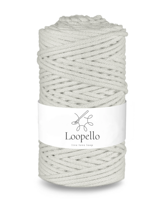 White braided string 3mm