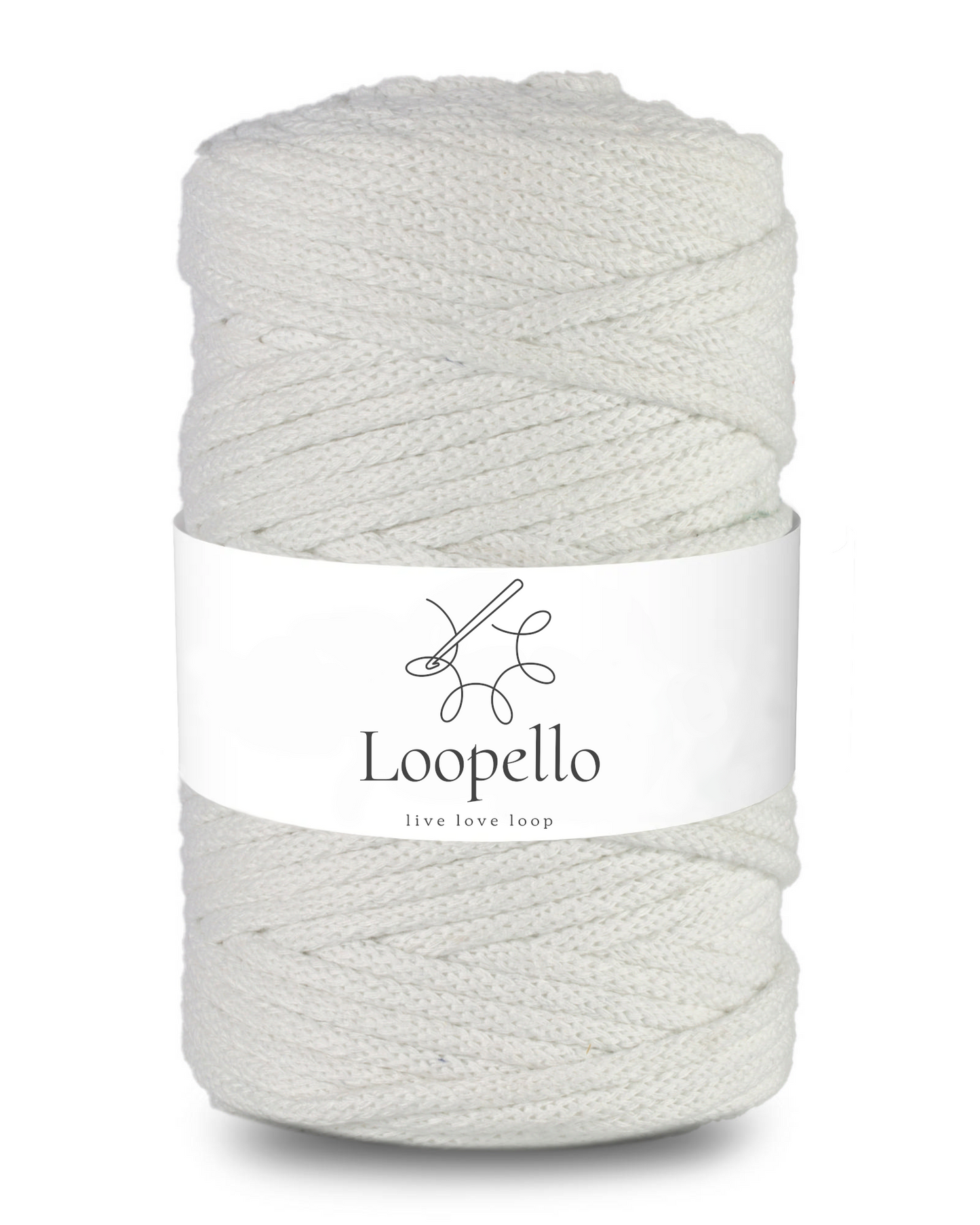 White braided string 5mm