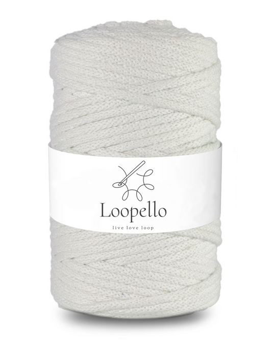 White braided string 5mm