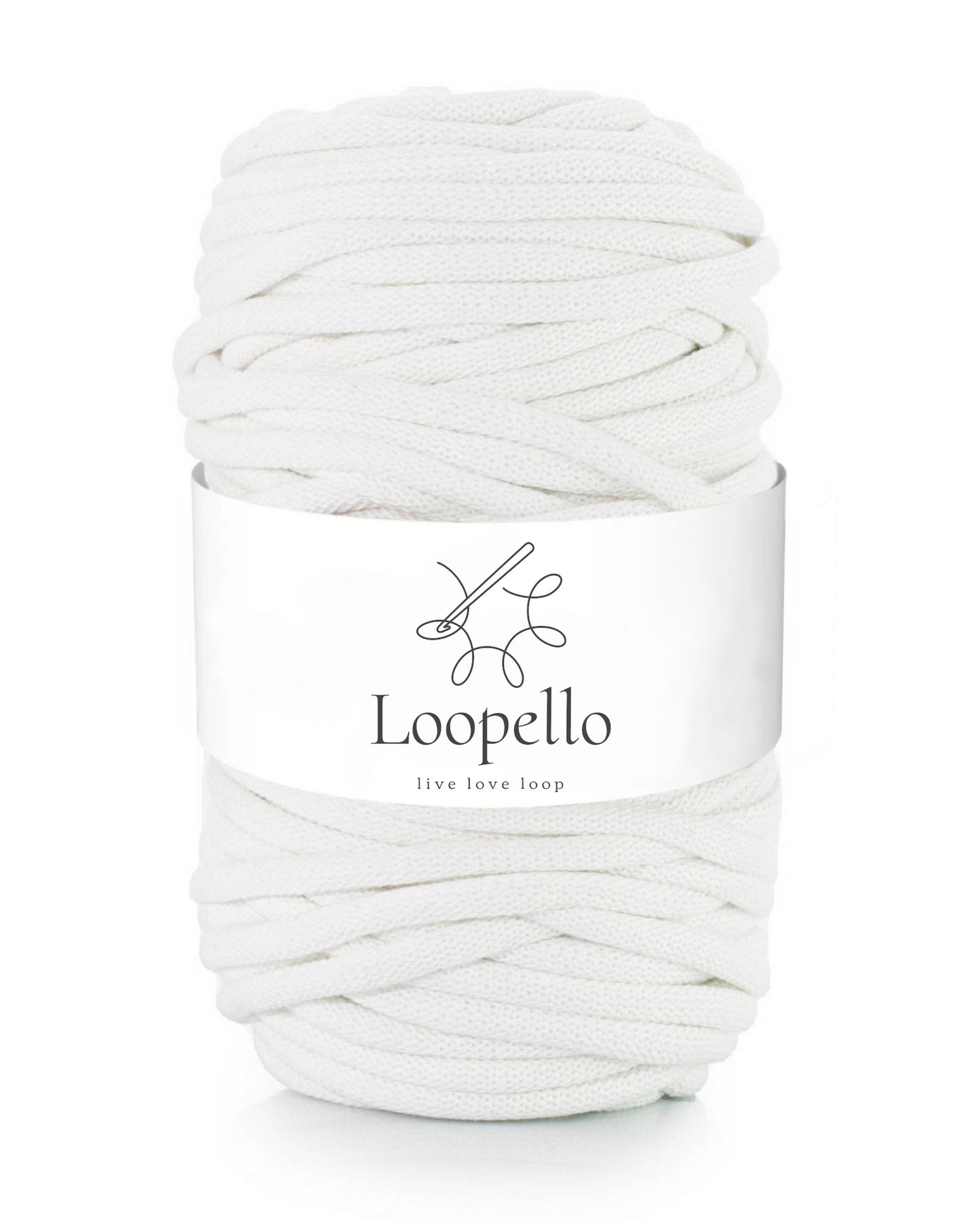 White braided string 9mm