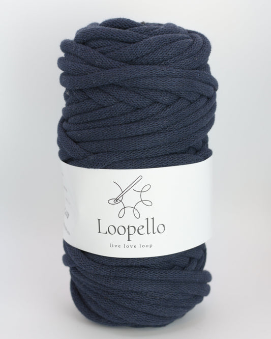Denim Blue Braided Cord 5 mm