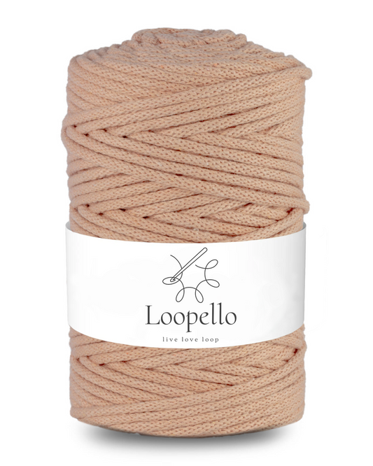 Salmon braided string 5mm