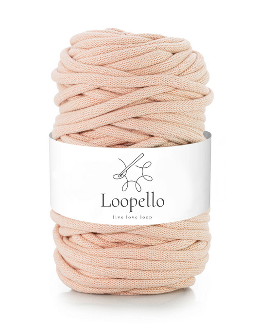 Salmon braided string 9mm