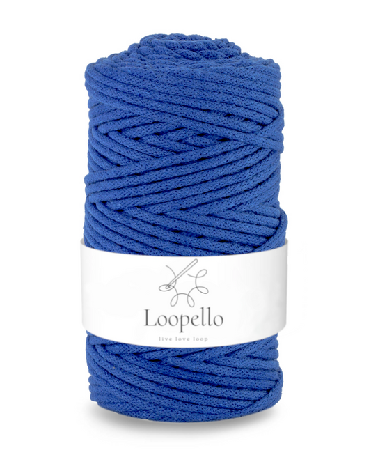 Royal blue braided cord 3mm