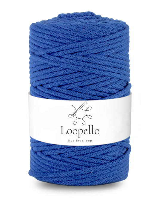 Royal blue braided cord 5mm