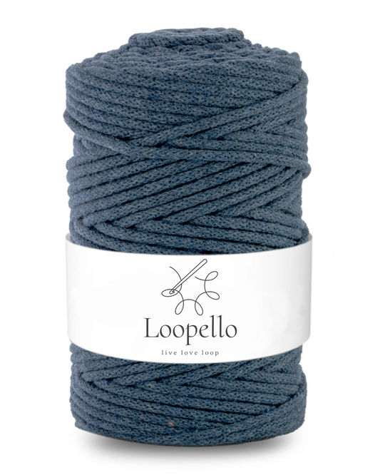 Jeans braided cord 5mm