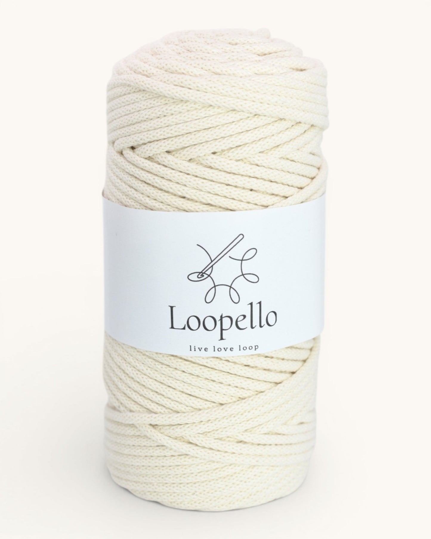 Natur geflochtene Kordel 5 mm