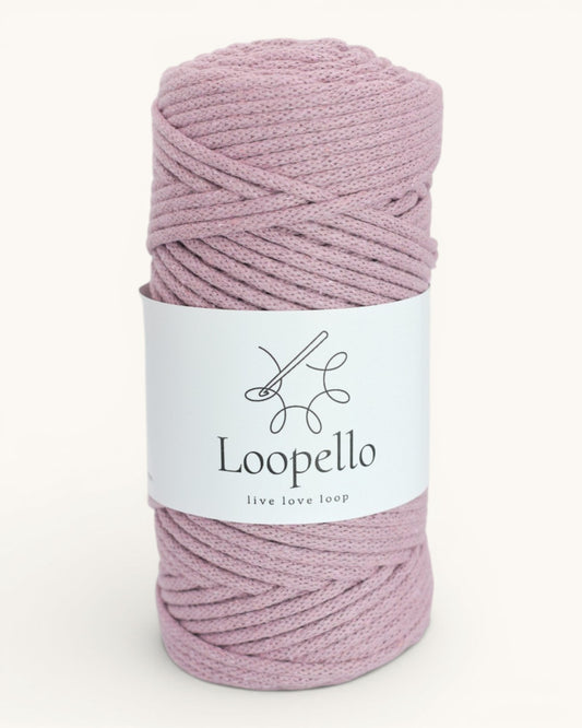 Dusty Pink Braided Cord 3 mm