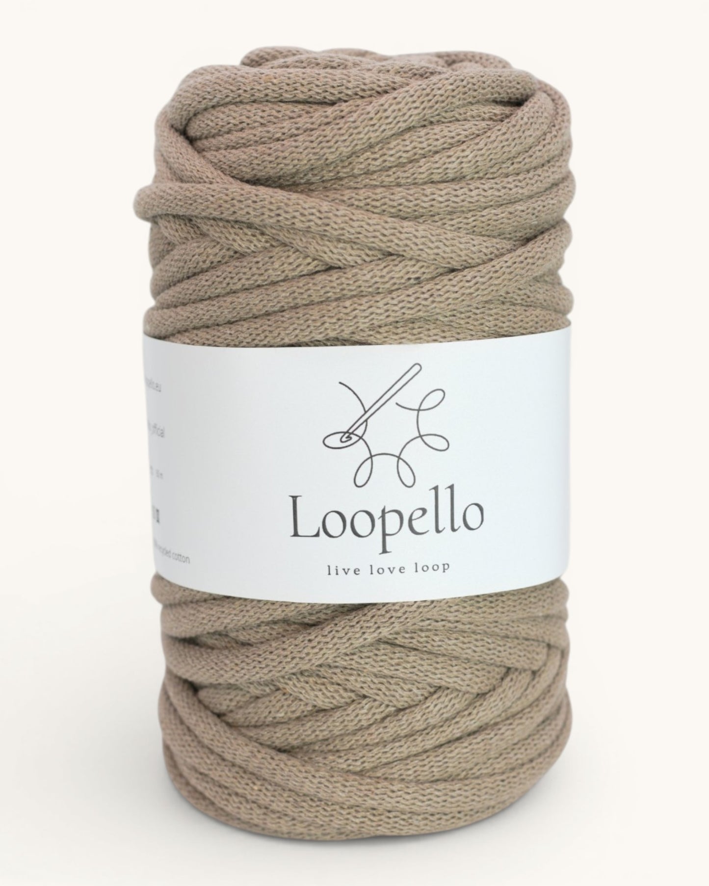 Coffee Braided Cord 9 mm