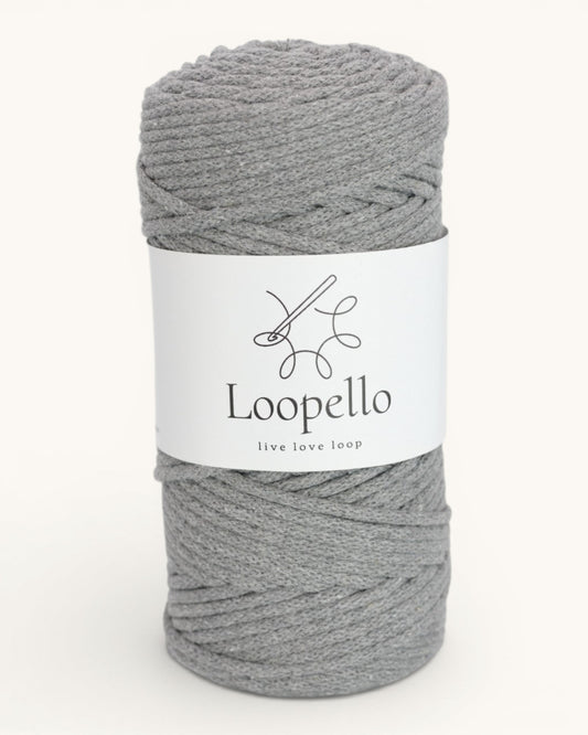 Dark Gray Braided Cord 3 mm