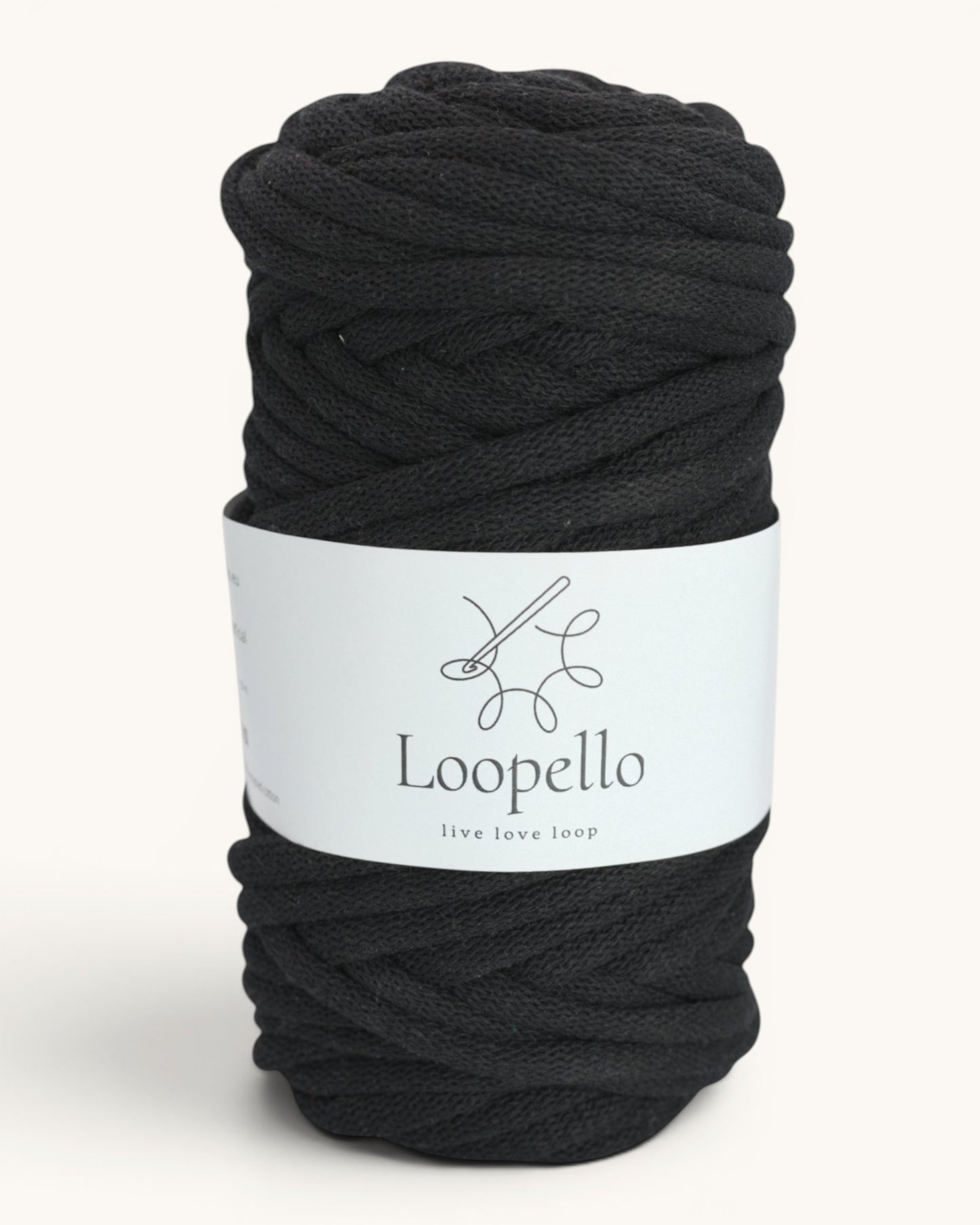 Black Braided Cord 9 mm