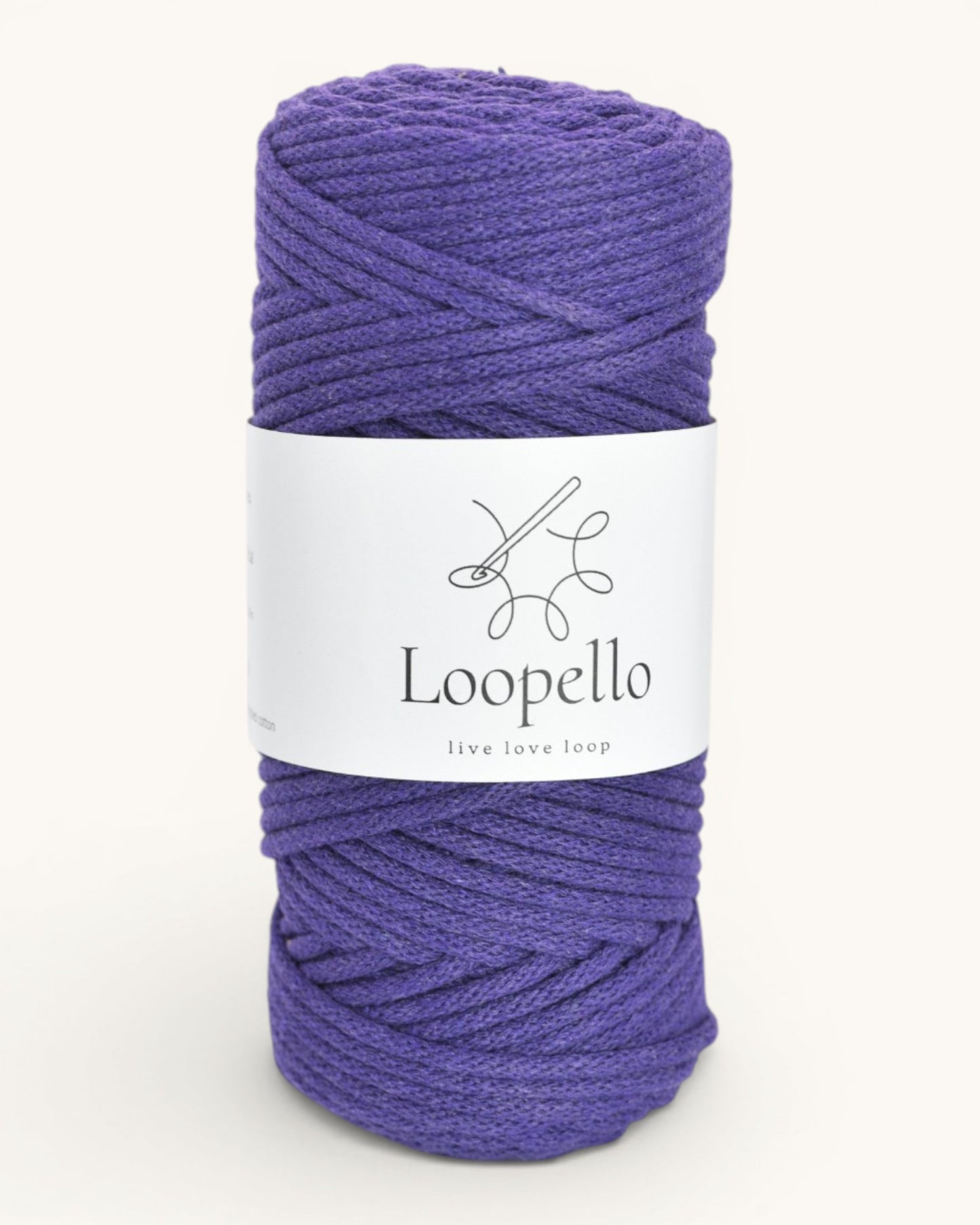 Purple Braided Cord 3 mm
