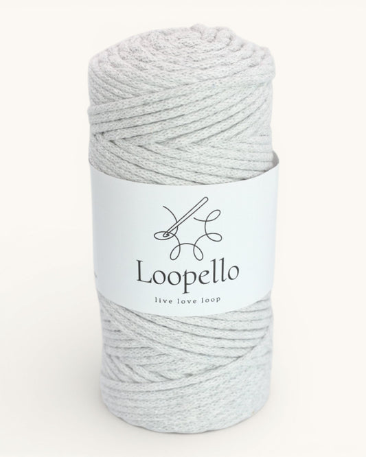 Light Gray Braided Cord 3 mm