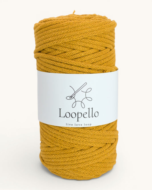 Mustard Braided Cord 5 mm