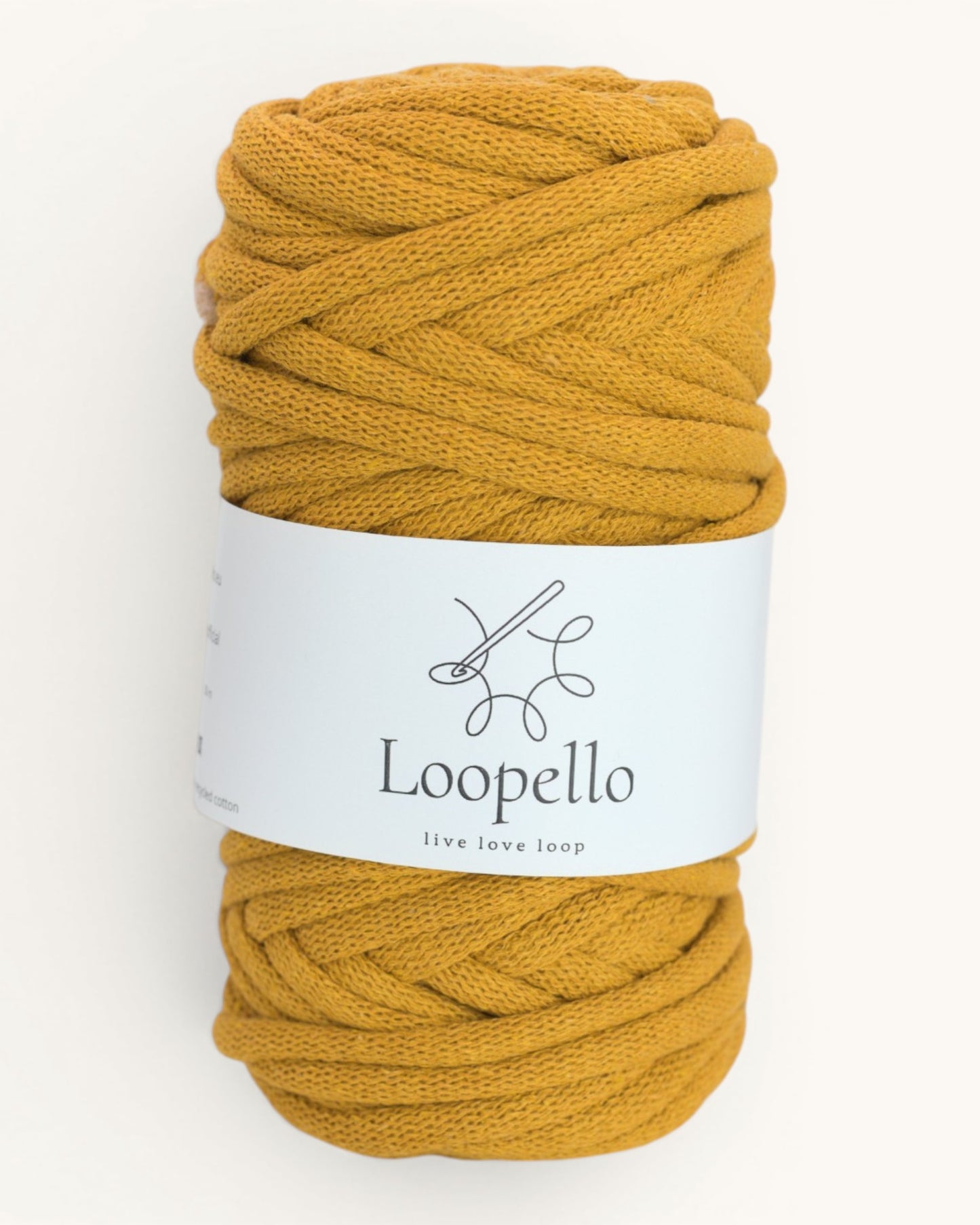 Mustard Braided Cord 9 mm