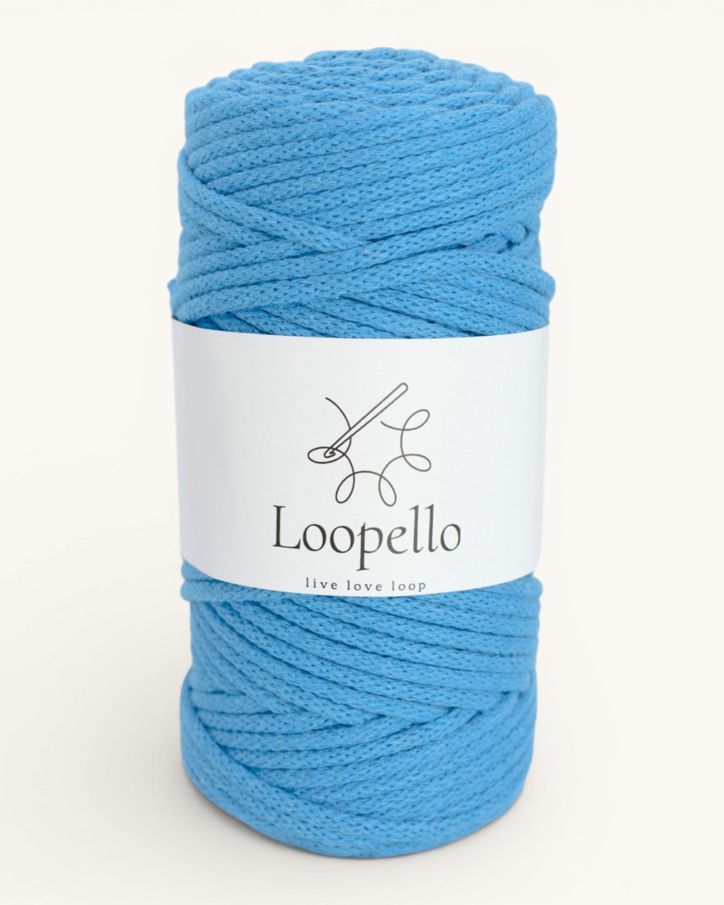 Blue Braided Cord 5 mm