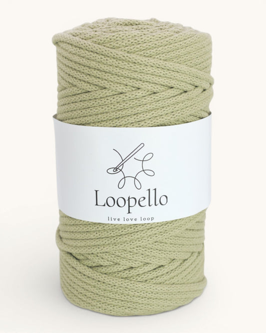 Sage Green Braided Cord 5 mm
