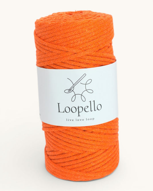 Orange Braided Cord 3 mm Pro