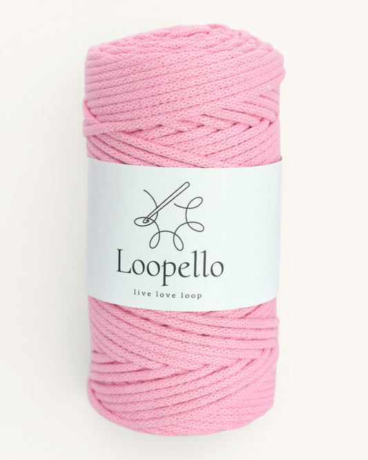 Pink Braided Cord 3 mm