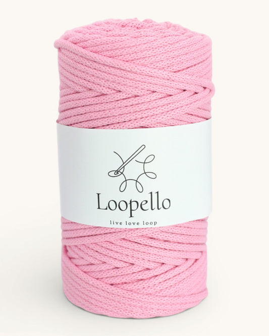 Pink Braided Cord 5 mm