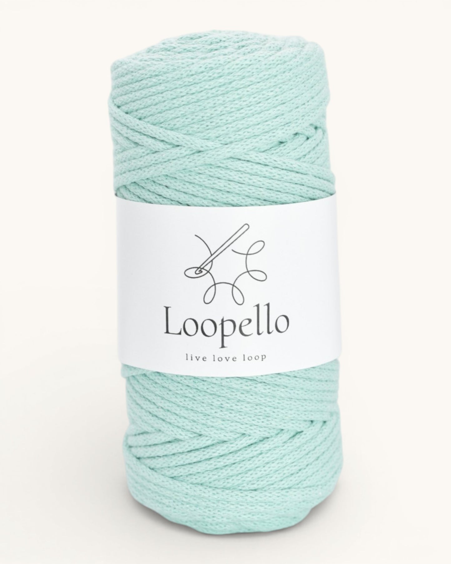 Mint Braided Cord 3 mm