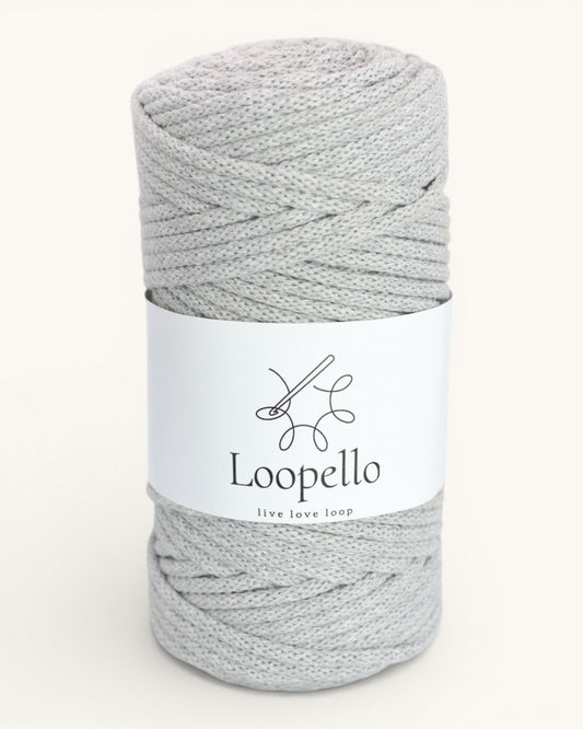 Gray Braided Cord 3 mm