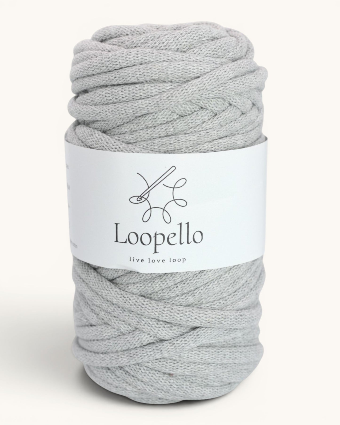 Gray Braided Cord 9 mm
